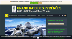 Desktop Screenshot of grandraidpyrenees.com